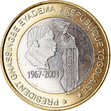 Coin, Togo, 6000 CFA, 2003, Paris, Président Gnassingbé Eyadema, MS(63)
