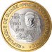 Coin, Guinea, 6000 CFA, 2003, Président Lansan Conté, MS(63), Bi-Metallic