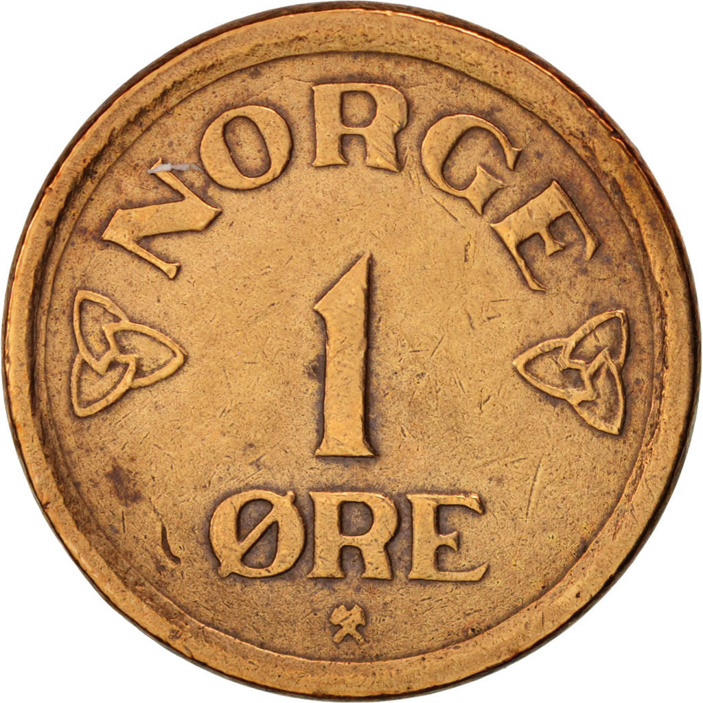Norway, Haakon VII, Ore, 1956, AU(50-53), Bronze, KM:398