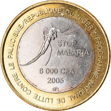 Moneta, Niger, IDAO, 6000 CFA, 2003, Lutte contre le paludisme, SPL
