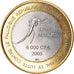 Moneta, Niger, IDAO, 6000 CFA, 2003, Lutte contre le paludisme, SPL