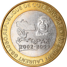 Moneda, Costa de Marfil, 6000 CFA, 2003, Président Laurent Gbagbo, SC