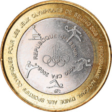 Coin, Benin, IDAO, 6000 CFA, 2005, Jeux Olympiques de Pékin, MS(63)