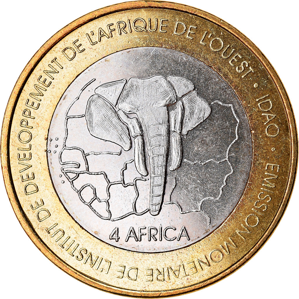 Coin, Benin, IDAO, 6000 CFA, 2005, Jeux Olympiques de Pékin, MS(63)