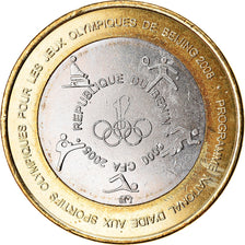 Coin, Benin, IDAO, 6000 CFA, 2005, Jeux Olympiques de Pékin, MS(63)