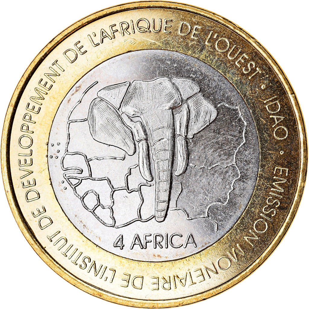 Monnaie, Benin, IDAO, 6000 CFA, 2005, Jeux Olympiques de Pékin, SPL