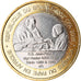 Coin, Benin, IDAO, 6000 CFA, 2005, Pape Jean Paul II, MS(63), Bi-Metallic
