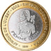 Moneta, Togo, IDAO, 6000 CFA, 2003, Femme Guin, SPL, Bi-metallico