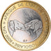 Moneta, Togo, IDAO, 6000 CFA, 2003, Eléphant, SPL, Bi-metallico