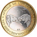 Moneta, Togo, IDAO, 6000 CFA, 2003, Eléphant, SPL, Bi-metallico