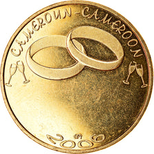 Moeda, Camarões, 7500 CFA-5 Africa, 2005, Paris, Alliances, MS(63), Latão