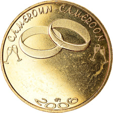 Coin, Cameroon, 7500 CFA-5 Africa, 2005, Paris, Alliances, MS(63), Brass
