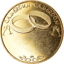 Coin, Cameroon, 7500 CFA-5 Africa, 2005, Paris, Alliances, MS(63), Brass
