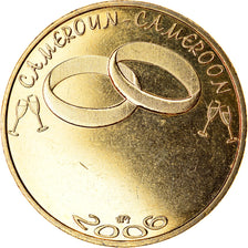 Coin, Cameroon, 7500 CFA-5 Africa, 2005, Paris, Alliances, MS(63), Brass