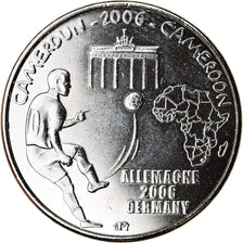Moneda, Camerún, 1500 CFA Francs-1 Africa, 2006, Paris, Coupe du monde de