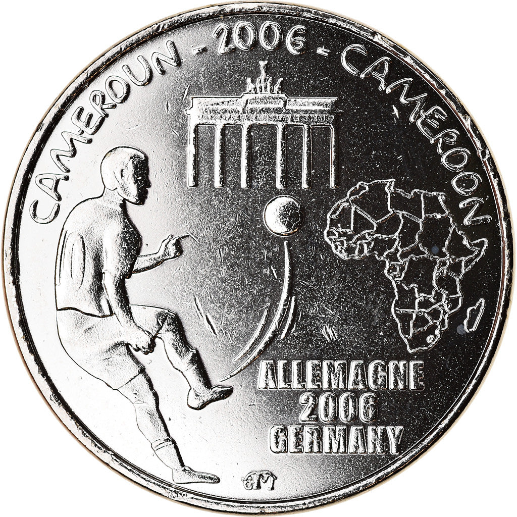 Coin, Cameroon, 1500 CFA Francs-1 Africa, 2006, Paris, Coupe du monde de