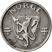 Norway, Haakon VII, Ore, 1943, EF(40-45), Iron, KM:387