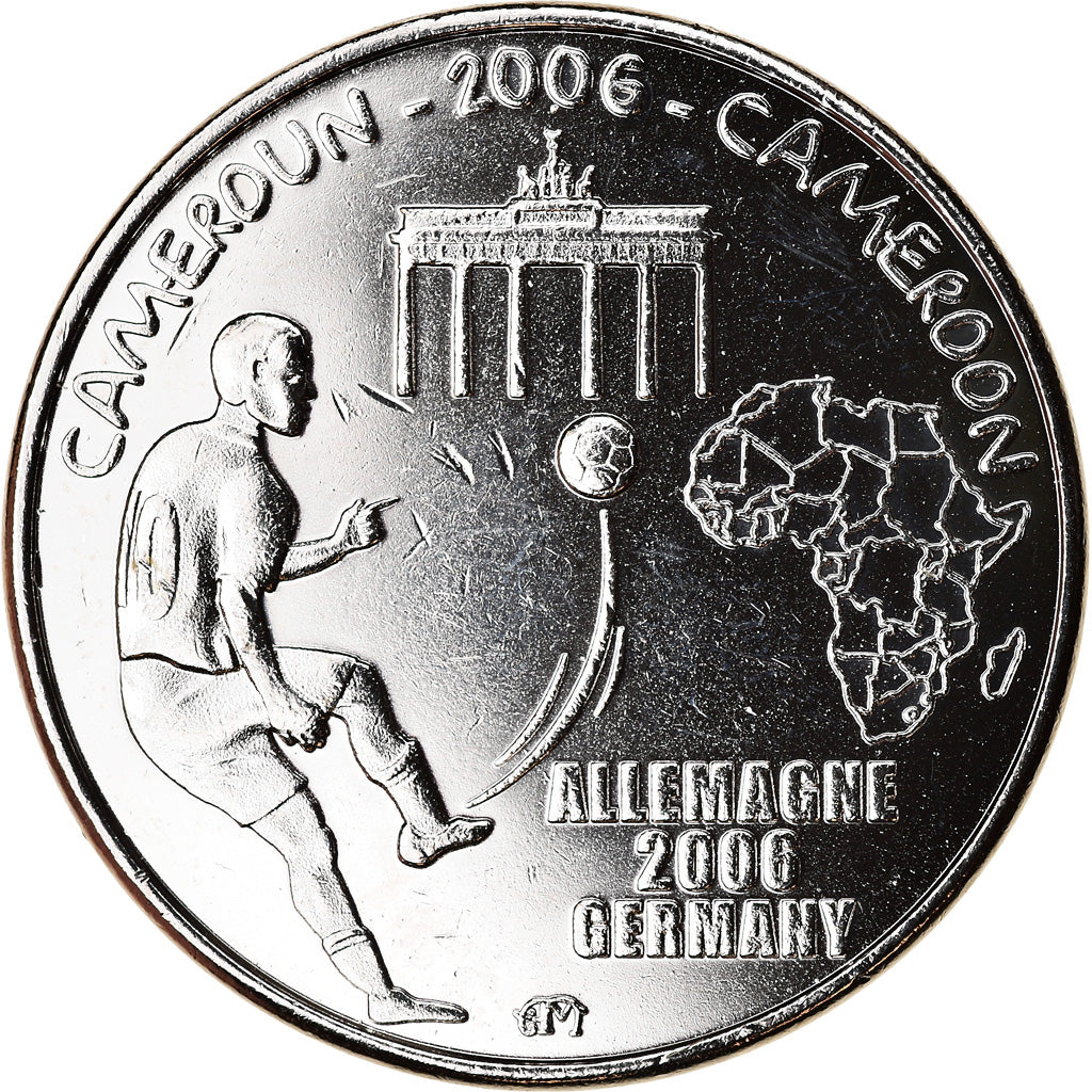 Coin, Cameroon, 1500 CFA Francs-1 Africa, 2006, Paris, Coupe du monde de