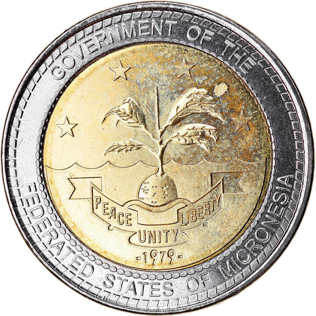 Monnaie, Micronesia, Dollar, 2011, Béatification de Jean Paul II, SPL
