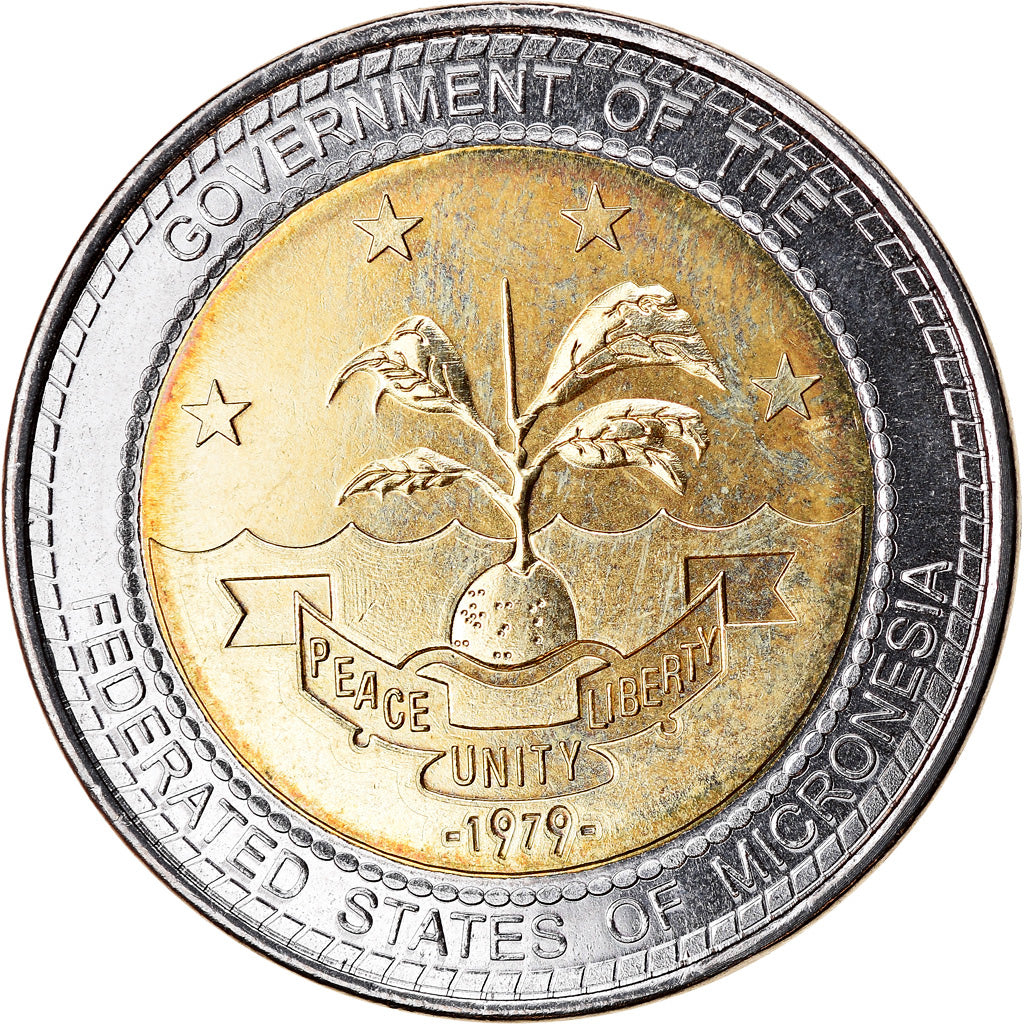 Moneta, Micronesia, Dollar, 2011, Béatification de Jean Paul II, MS(63)