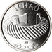 Moneda, Chad, 1500 CFA - 1 Africa, 2005, Paris, Bracelet, SC, Níquel chapado en