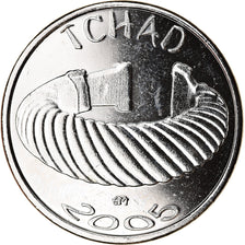Monnaie, Chad, 1500 CFA - 1 Africa, 2005, Paris, Bracelet, SPL, Nickel plated