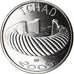 Moeda, Chade, 1500 CFA - 1 Africa, 2005, Paris, Bracelet, MS(63), Aço Niquelado