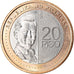 Moneta, Filippine, 20 Piso, 2019, Banque centrale, SPL, Bi-metallico