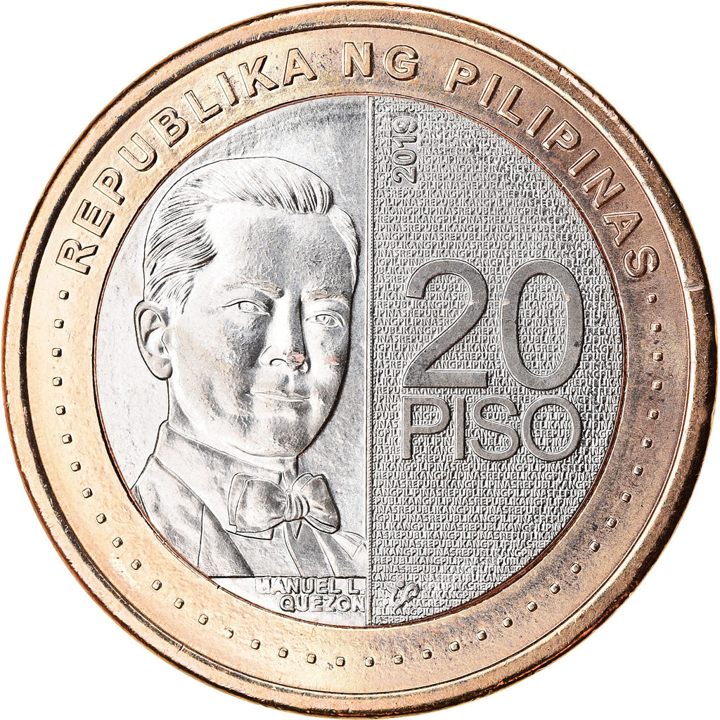 Moneta, Filippine, 20 Piso, 2019, Banque centrale, SPL, Bi-metallico