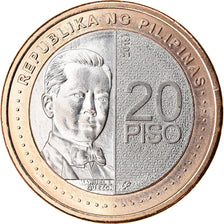 Moneta, Filippine, 20 Piso, 2019, Banque centrale, SPL, Bi-metallico