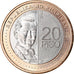 Moneta, Filippine, 20 Piso, 2019, Banque centrale, SPL, Bi-metallico