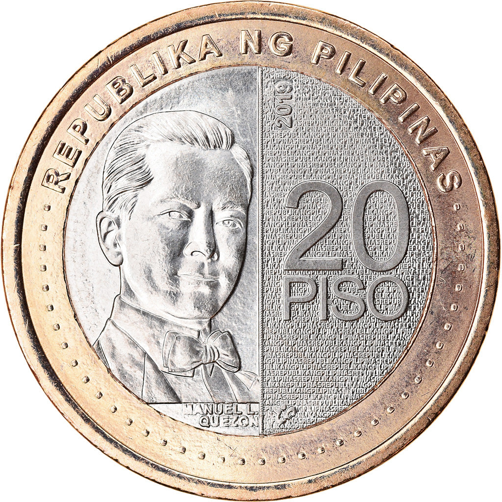 Moneta, Filippine, 20 Piso, 2019, Banque centrale, SPL, Bi-metallico