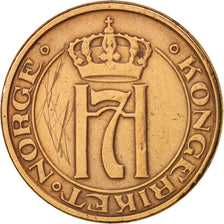 Norway, Haakon VII, 2 Öre, 1950, EF(40-45), Bronze, KM:371