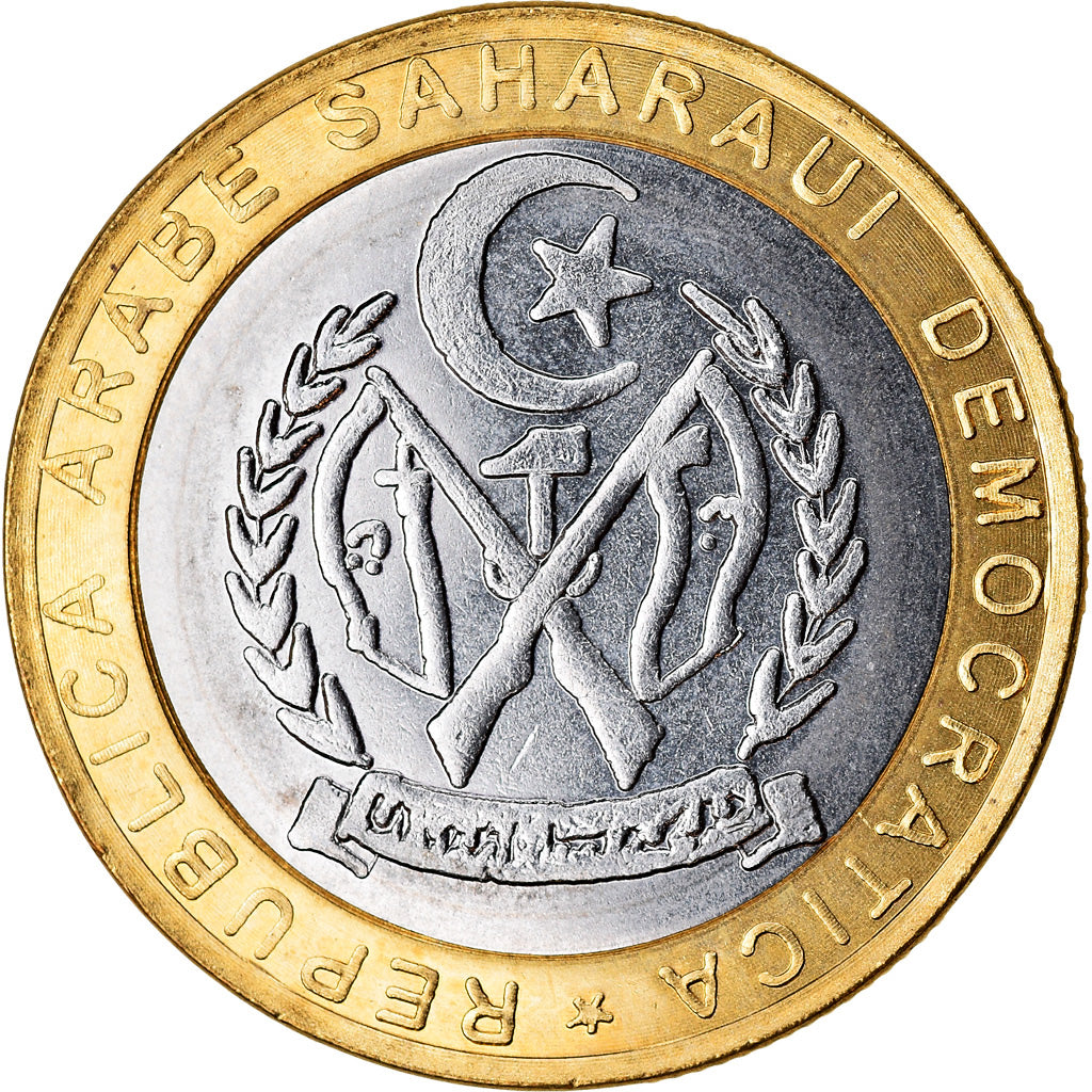 Moneta, SAHARAWI DEMOKRATYCZNA REPUBLIKA ARABSKA, 500 Pesetas, 2010, Jean Paul