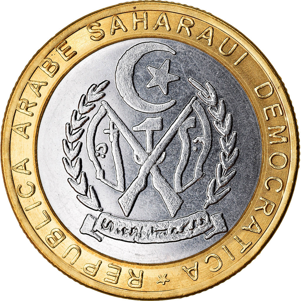 Coin, SAHARAWI ARAB DEMOCRATIC REPUBLIC, 500 Pesetas, 2004, Fennecs, MS(63)