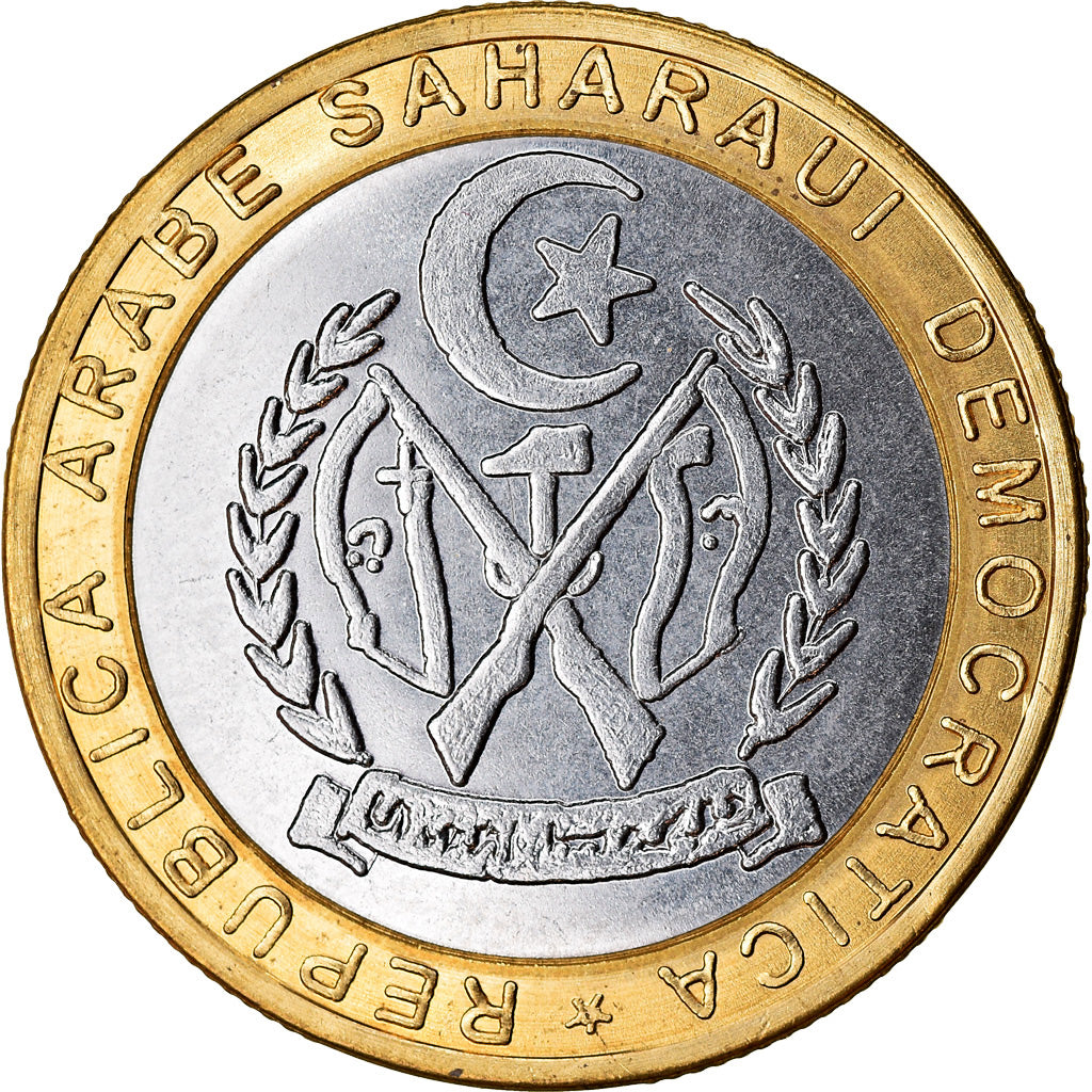 Coin, SAHARAWI ARAB DEMOCRATIC REPUBLIC, 500 Pesetas, 2004, Fennecs, MS(63)