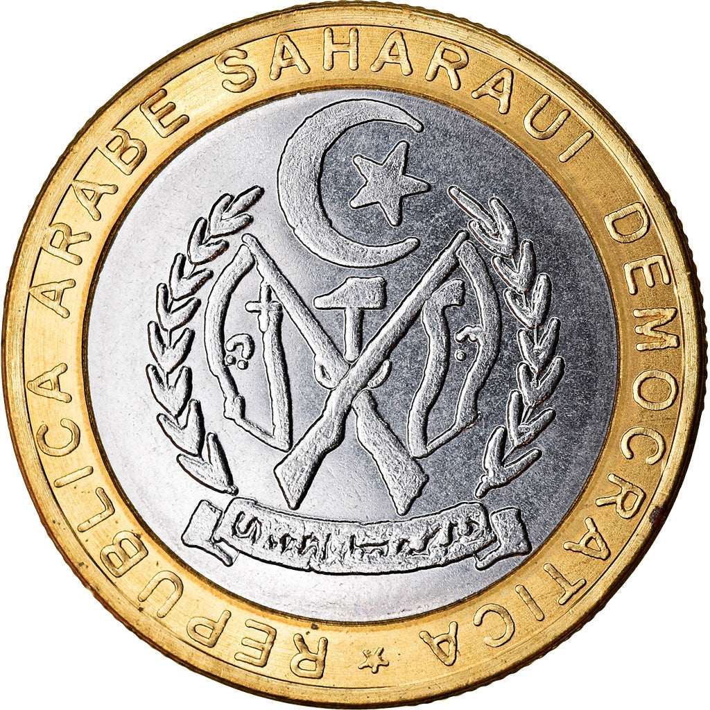 Coin, SAHARAWI ARAB DEMOCRATIC REPUBLIC, 500 Pesetas, 2004, Fennecs, MS(63)