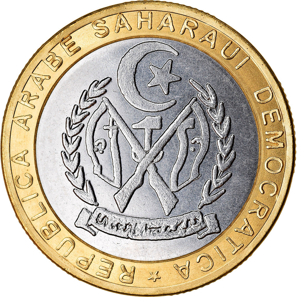 Coin, SAHARAWI ARAB DEMOCRATIC REPUBLIC, 500 Pesetas, 2004, Fennecs, MS(63)