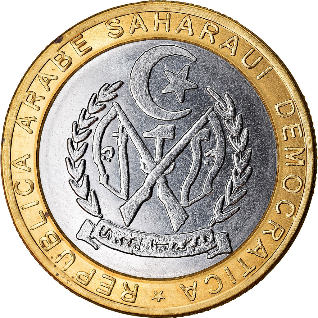 Coin, SAHARAWI ARAB DEMOCRATIC REPUBLIC, 500 Pesetas, 2004, Fennecs, MS(63)