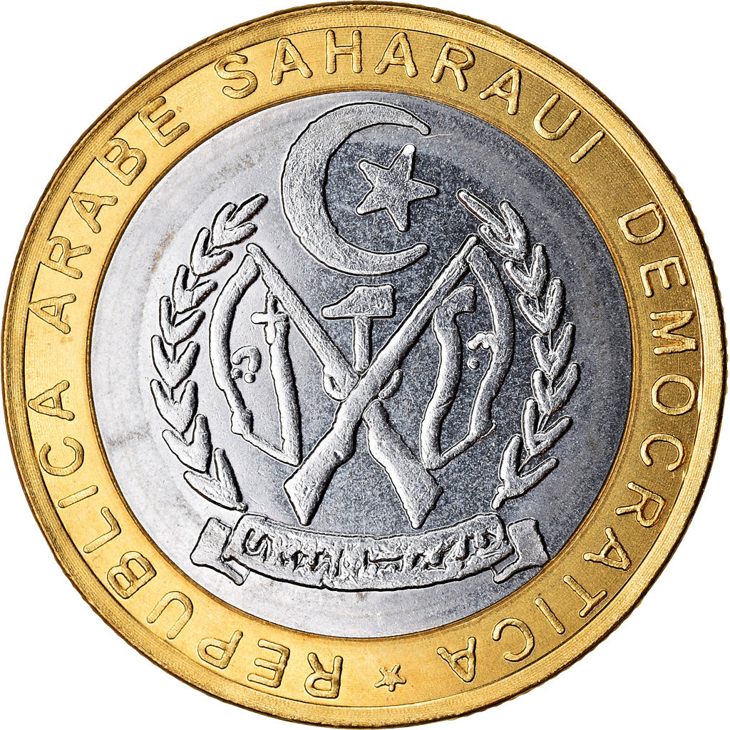 Coin, SAHARAWI ARAB DEMOCRATIC REPUBLIC, 500 Pesetas, 2010, Culture arabe