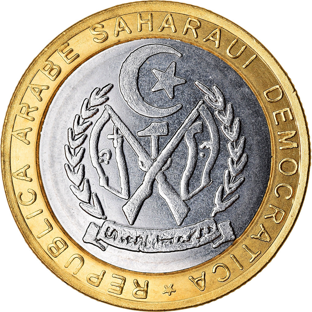Coin, SAHARAWI ARAB DEMOCRATIC REPUBLIC, 500 Pesetas, 2010, Culture arabe