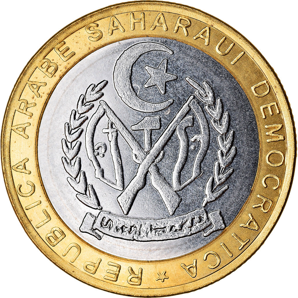 Monnaie, SAHARAWI ARAB DEMOCRATIC REPUBLIC, 500 Pesetas, 2010, Culture arabe