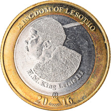 Coin, Lesotho, 5 Maloti, 2016, 50ème anniversaire de l'Indépendance, MS(63)
