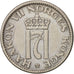Norway, Haakon VII, 50 Öre, 1957, EF(40-45), Copper-nickel, KM:402