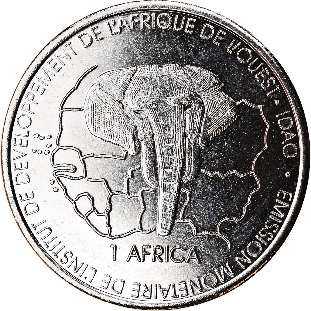 Coin, Mali, 1500 CFA Francs-1 Africa, 2003, Paris, Faune africaine - Gazelle