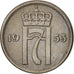Norway, Haakon VII, 10 Öre, 1953, EF(40-45), Copper-nickel, KM:396