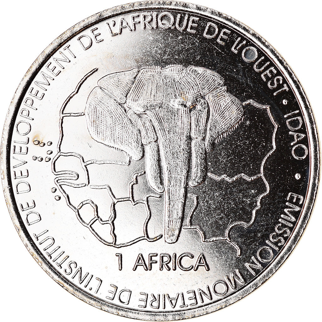 Monnaie, Ivory Coast, 1500 CFA Francs-1 Africa, 2003, Paris, SPL, Nickel plated