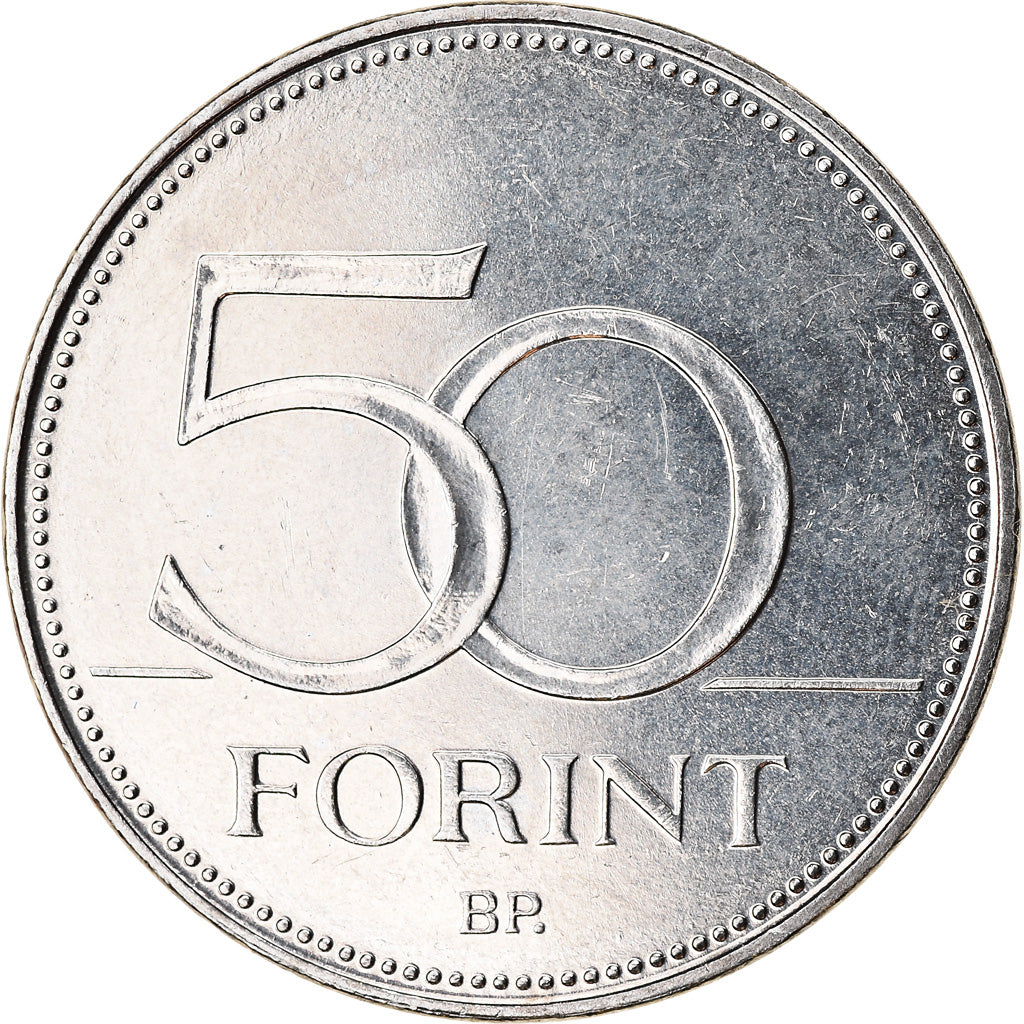 Moeda, Hungria, 50 Forint, 2018, Budapest, Année de la famille, MS(63)