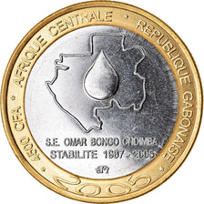Moneta, Gabon, 4500 CFA Francs-3 Africa, 2005, Africa, Goutte de pétrole