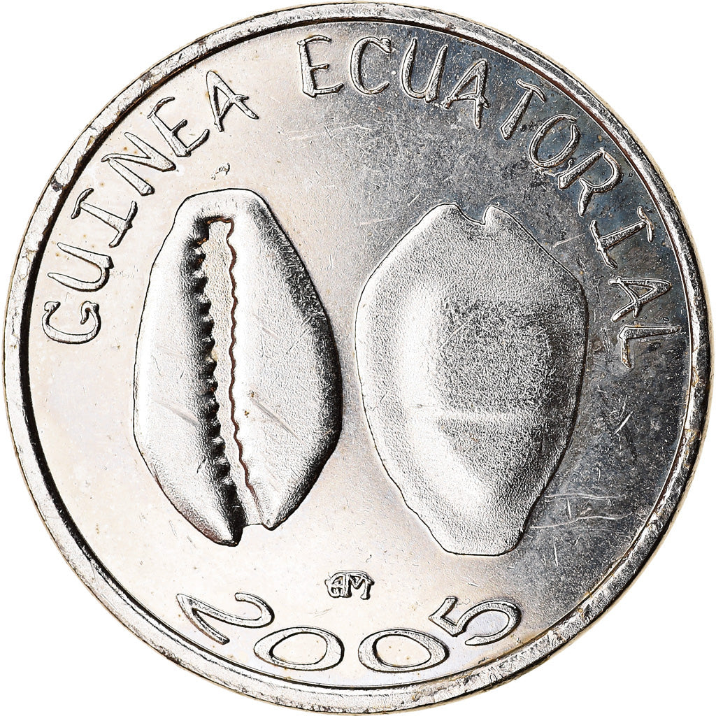 Coin, Equatorial Guinea, 1500 CFA Francs-1 Africa, 2005, Coquillages, MS(63)
